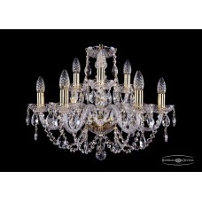 Подвесная люстра хрустальная Bohemia Crystal 1406/6+3/195/G