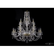 Подвесная люстра Bohemia Crystal Gold 1406/8+4+4/300-89/G
