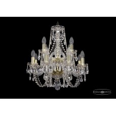 Подвесная люстра Bohemia Crystal Gold 1406/8+4/160-55/2d/G