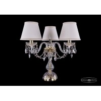 Настольная лампа Bohemia Crystal 1406L/3/141-39/G/SH40A-160