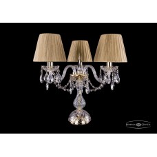 Настольная лампа Bohemia Crystal 1406L/3/141-39/G/SH7-160