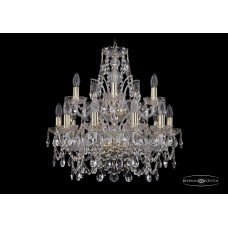 Подвесная люстра Bohemia Crystal Gold 1411/10+5/195/2d/G