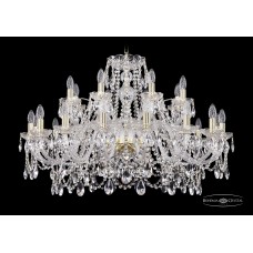 Подвесная люстра Bohemia Crystal Gold 1411/16+8/360/G