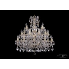 Подвесная люстра Bohemia Crystal Gold 1412/12+12+6/300/3d/G