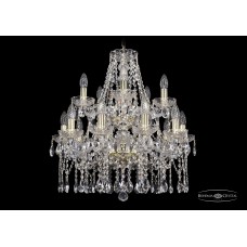Подвесная люстра Bohemia Crystal Gold 1413/10+5/200/2d/G