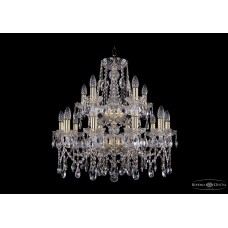 Подвесная люстра Bohemia Crystal Gold 1413/10+5/220-60/2d/G