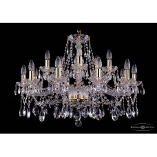 Люстра подвесная Bohemia Crystal 1413 1413/10+5/300/G