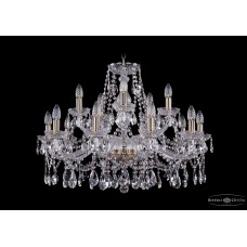 Подвесная люстра Bohemia Crystal Patina 1413/10+5/300/Pa