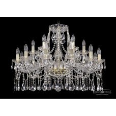 Подвесная люстра Bohemia Crystal Gold 1413/12+6/300/G