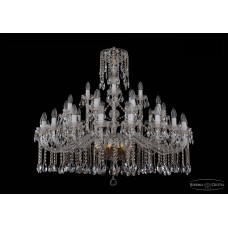 Подвесная люстра хрустальная Bohemia Crystal 1413/20+10+5/400/G