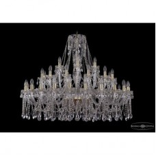 Люстра большая Bohemia Crystal 1413 1413/24+12+6/460-100/G