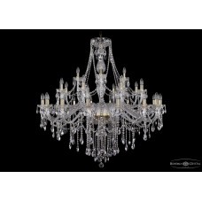 Подвесная люстра Bohemia Crystal Gold 1415/16+8+4/460-132/G