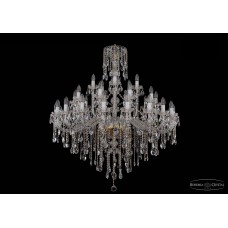 Подвесная люстра Bohemia Crystal Gold 1415/20+10+5/400-128/G