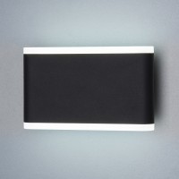 Уличный настенный светодиодный светильник Elektrostandard 1505 TECHNO LED COVER чёрный a041313 Уличный настенный светодиодный светильник Elektrostandard 1505 TECHNO LED COVER чёрный a041313