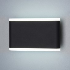Уличный настенный светодиодный светильник Elektrostandard 1505 TECHNO LED COVER чёрный a041313