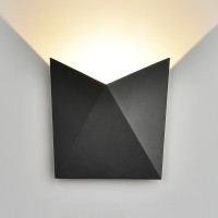 Настенный уличный светильник Elektrostandard 1517 Techno LED Butterfly черный a038824