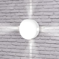 Уличный настенный светильник Elektrostandard 1545 TECHNO LED BEAM белый a040454