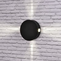 Уличный настенный светильник Elektrostandard 1545 TECHNO LED BEAM черный a040508