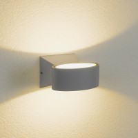 Настенный уличный светильник Elektrostandard 1549 Techno LED Blink серый a038414