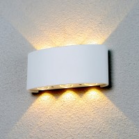 Настенный уличный светильник Elektrostandard 1551 Techno LED Twinky Trio белый a038420