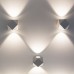 Уличный настенный светодиодный светильник Elektrostandard 1565 TECHNO LED KROKET белый a041047