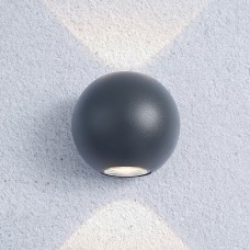 Настенный уличный светильник Elektrostandard 1566 Techno LED Diver серый a038538