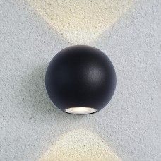 Настенный уличный светильник Elektrostandard 1566 Techno LED Diver черный a038539