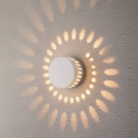 Уличный настенный светодиодный светильник Elektrostandard 1585 TECHNO LED ARKADA белый a039996