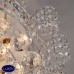 Люстра потолочная хрустальная Eurosvet Charm 16017/9 белый с серебром