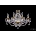 Подвесная люстра хрустальная Bohemia Crystal 1606/8/195/GB