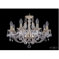 Подвесная люстра Bohemia Crystal Gold 1606/8/195/GW