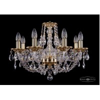 Подвесная люстра хрустальная Bohemia Crystal 1606/8/195/G