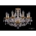 Подвесная люстра хрустальная Bohemia Crystal 1606/8/195/G