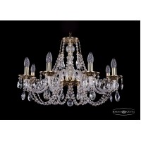 Подвесная люстра Bohemia Crystal Gold 1606/8/240/GB