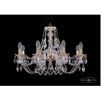 Подвесная люстра Bohemia Crystal Gold 1606/8/240/GW