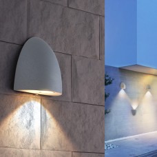 Настенный уличный светильник Elektrostandard 1610 Techno LED Rongo алмазный серый a035809