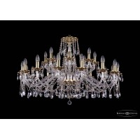 Люстра большая Bohemia Crystal 1613 1613/16+8/400/GB Люстра большая Bohemia Crystal 1613 1613/16+8/400/GB