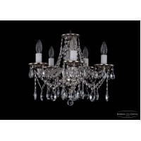 Подвесная люстра хрустальная Bohemia Crystal 1613/5/141/NB Подвесная люстра хрустальная Bohemia Crystal 1613/5/141/NB