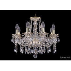 Подвесная люстра Bohemia Crystal Gold 1613/8/165/GW