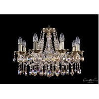 Подвесная люстра Bohemia Crystal Gold 1613/8/200/GB/M701 Подвесная люстра Bohemia Crystal Gold 1613/8/200/GB/M701