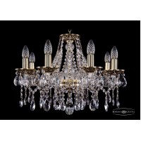 Подвесная люстра хрустальная Bohemia Crystal 1613/8/200/GB Подвесная люстра хрустальная Bohemia Crystal 1613/8/200/GB