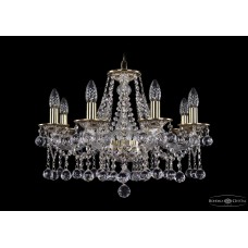 Подвесная люстра Bohemia Crystal Gold 1613/8/200/GW/Balls