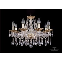 Подвесная люстра хрустальная Bohemia Crystal 1613/8/200/G Подвесная люстра хрустальная Bohemia Crystal 1613/8/200/G