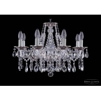 Подвесная люстра хрустальная Bohemia Crystal 1613/8/200/NB Подвесная люстра хрустальная Bohemia Crystal 1613/8/200/NB