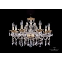 Подвесная люстра хрустальная Bohemia Crystal 1613/8/220/G Подвесная люстра хрустальная Bohemia Crystal 1613/8/220/G