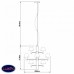 Люстра подвесная Divinare Albero 1680/02 LM-12