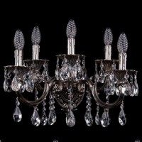 Бра Bohemia Crystal 1700 1700/5/A/NB