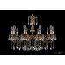 Подвесная люстра хрустальная Bohemia Crystal 1702/10/250/A/GB