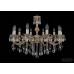 Подвесная люстра хрустальная Bohemia Crystal 1702/10/250/B/GW