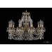 Подвесная люстра хрустальная Bohemia Crystal 1702/10/250/C/GB